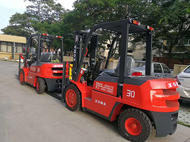 3噸柴油叉車提高物資作業(yè)效率，降低人員勞動強度